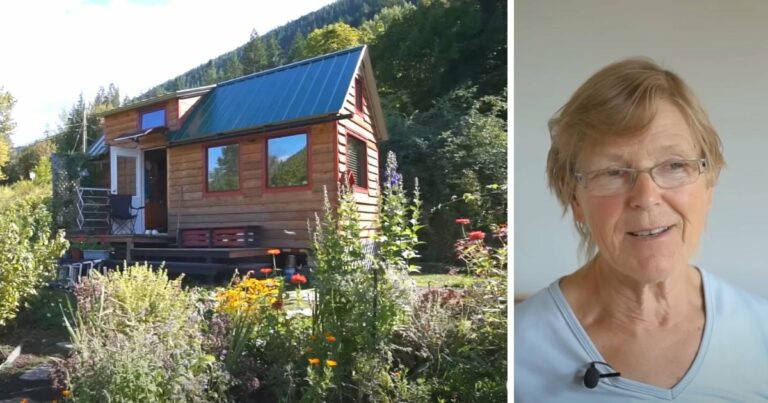 Tanárnő kitölti nyugdíját azzal, hogy békés életet él a csendes kis házban, amit 30 ezer dollárért épített